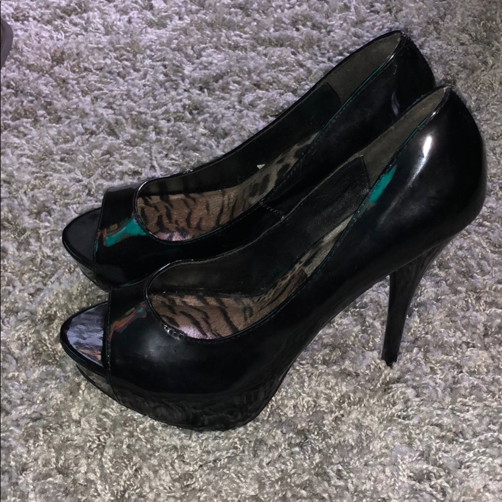Never worn black heels size 9